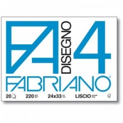 ALBUM FABRIANO F4 c/angoli 24x33 20fg RIGATO (SQUADRATO)  200gr