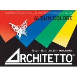 ALBUM DISEGNO Architetto COLORATO  24x33 10fg (Favini PRISMACOLOR) 128gr