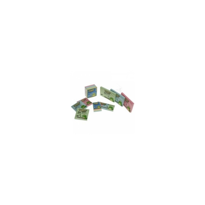 BLOCCO Taggy FOGLIETTI ADESIVI 40x50 - Colori Neon -99601-  conf.12pz,8026912596013